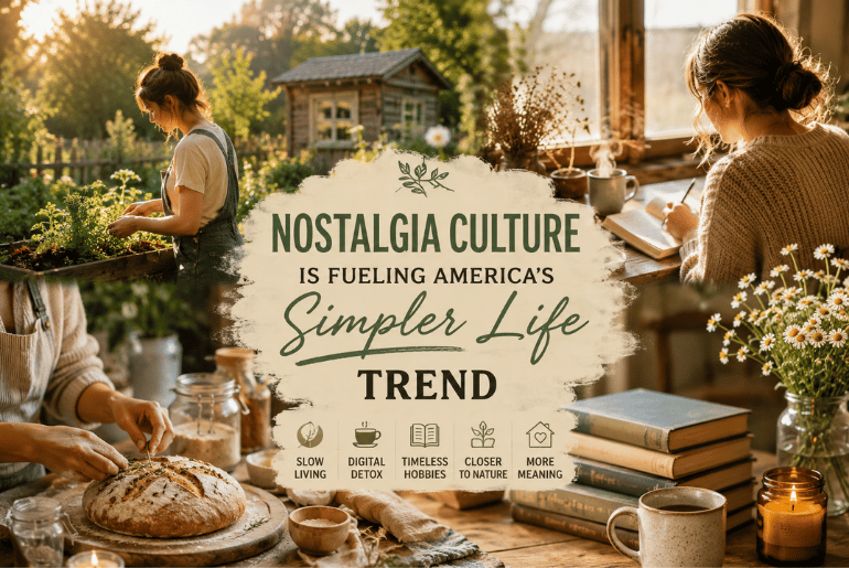 Nostalgia Culture Is Fueling America's "Simpler Life" Trend