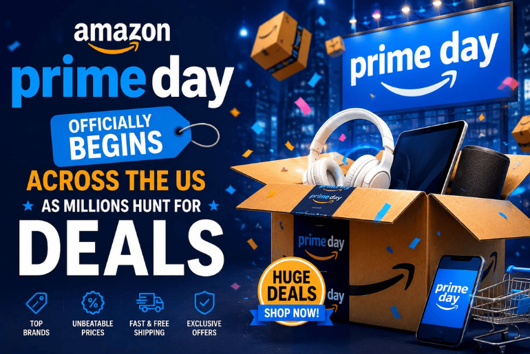 Amazon Prime Day Officially Begins Across the U.S. as Millions Hunt for Deals