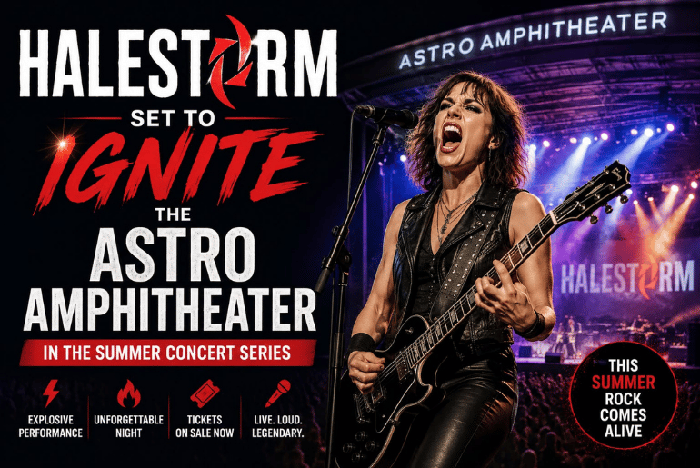 Halestorm Set to Ignite The Astro Amphitheater in Summer Concert Series