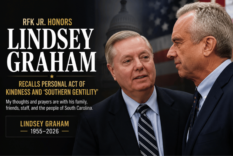 RFK Jr. Recalls Personal Act of Kindness From Lindsey Graham Following Senator's Death