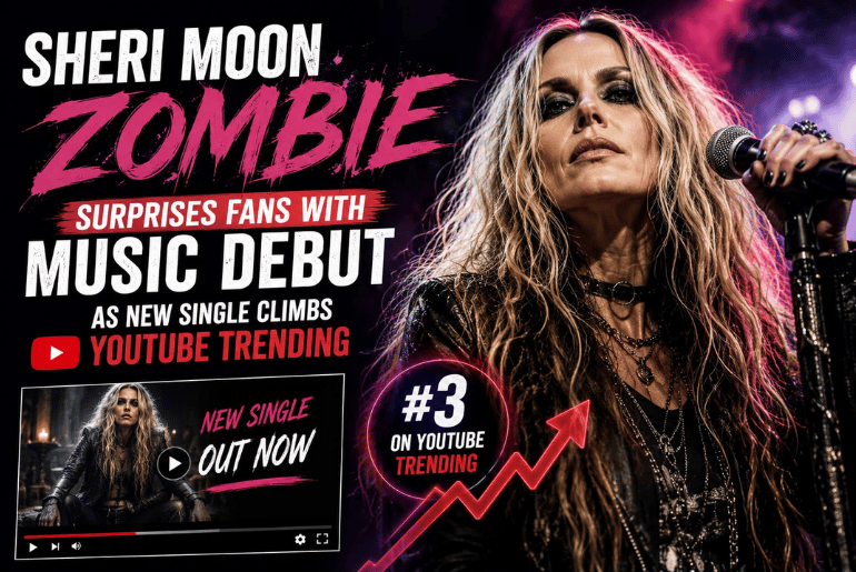 Sheri Moon Zombie Surprises Fans With Music Debut as New Single Climbs YouTube Trending