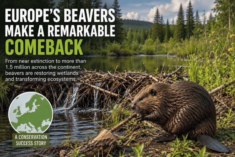 Europe's Beavers Stage One of the Greatest Wildlife Comebacks in Modern History
