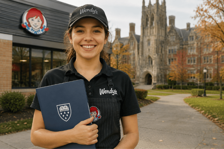 From Wendy's to Yale