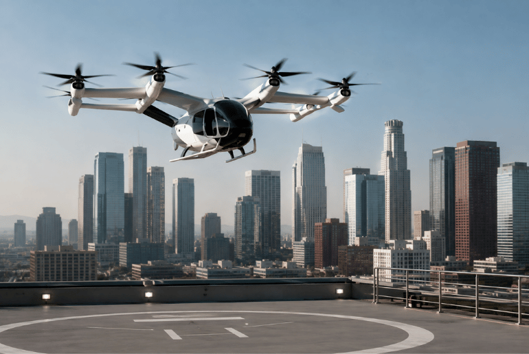 Los Angeles Is Planning a Downtown Air Taxi Hub Ahead of the 2028 Olympics