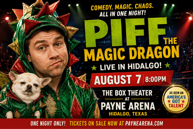 Piff the Magic Dragon Brings Comedy and Illusion to Payne Arena