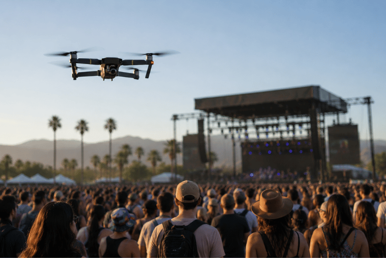 California Moves to Restrict Drones Near Concerts and Major Outdoor Events