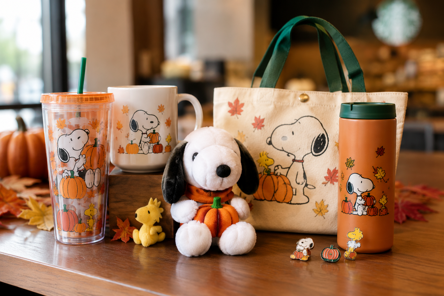 Starbucks and Peanuts Launch New Snoopy Fall Collection as Fans Get Ready for Halloween