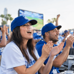 Dodgers Fans Head to The Regent Theater for NLDS Game 3